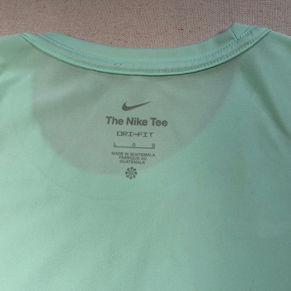 Nike Dri-FIT Short Sleeve Training Shirt Mint Green Large
